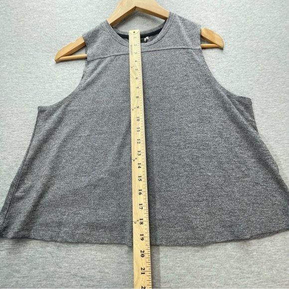 Mondetta Womens Heathered Grey Sleeveless Top Size Medium - Picture 8 of 8